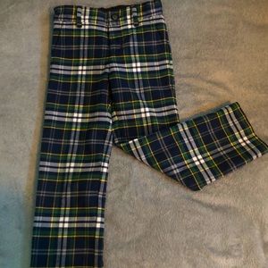 Janie and jack boys blue and green pants